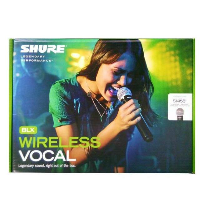 Shure BLX24 SM58 Wireless Microphone DJ Supplies Sound and