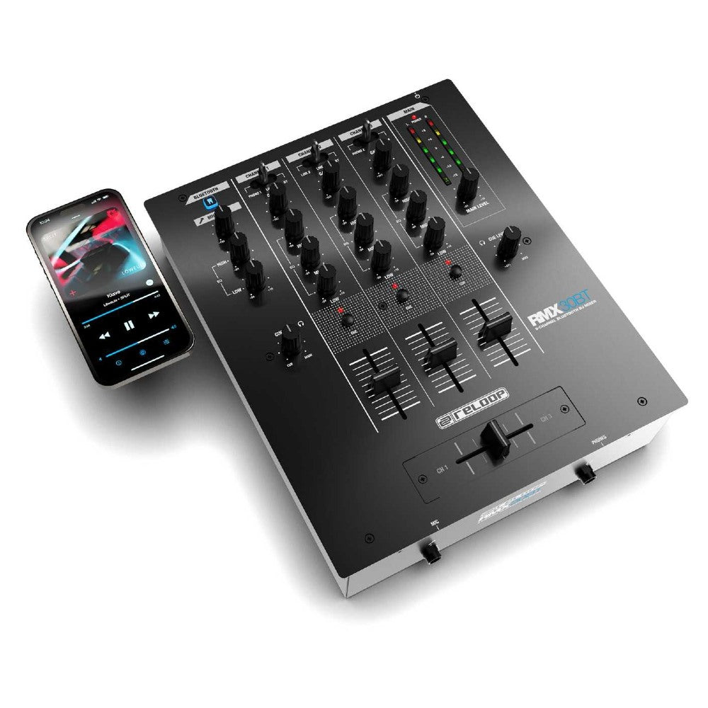 Reloop RMX-30 BT 3Ch Bluetooth DJ Mixer-Mixers-DJ Supplies Ltd