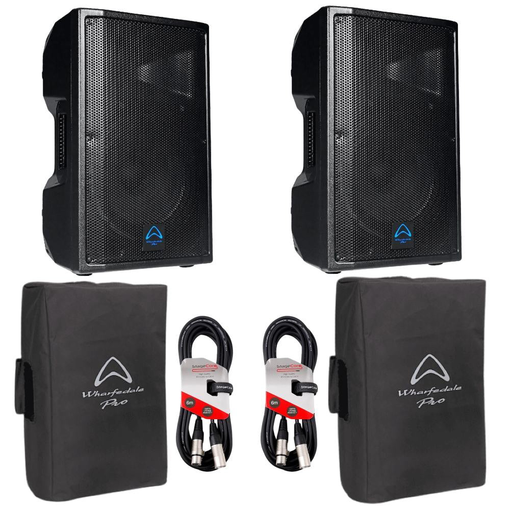 Tourus AX12 1400w Active Speaker Bundle-Active Speakers-DJ Supplies Ltd