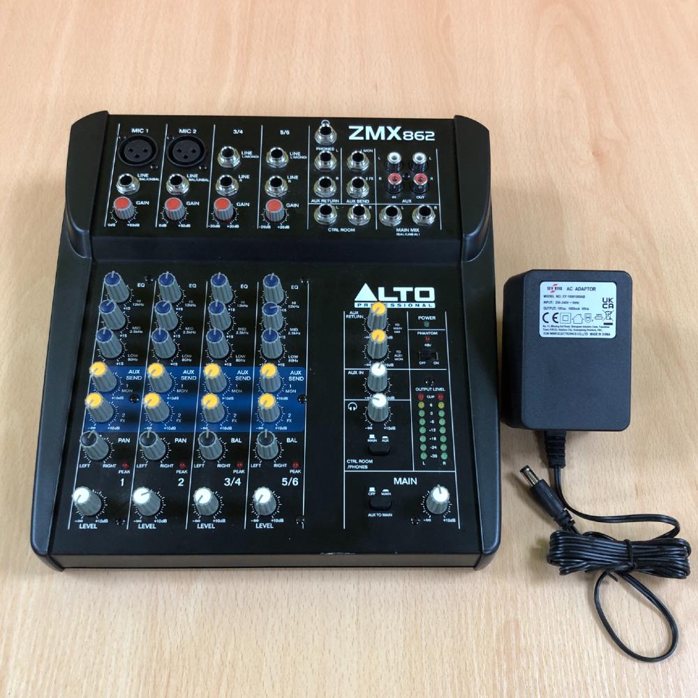 Alto ZMX862 6Ch Mixer | Used-Live Mixers-DJ Supplies Ltd