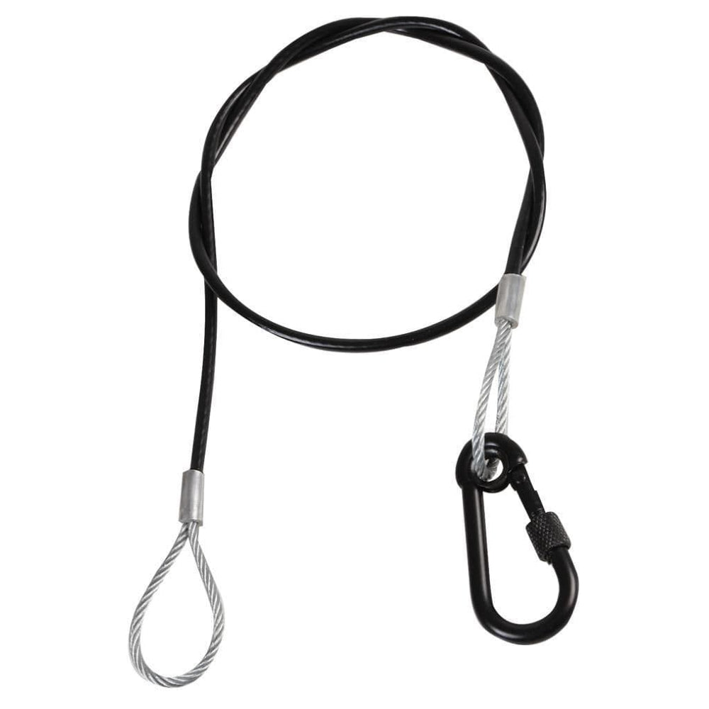 Safety Wire 750mm 25Kg Black PVC Coated-Lighting Accessories-DJ Supplies Ltd