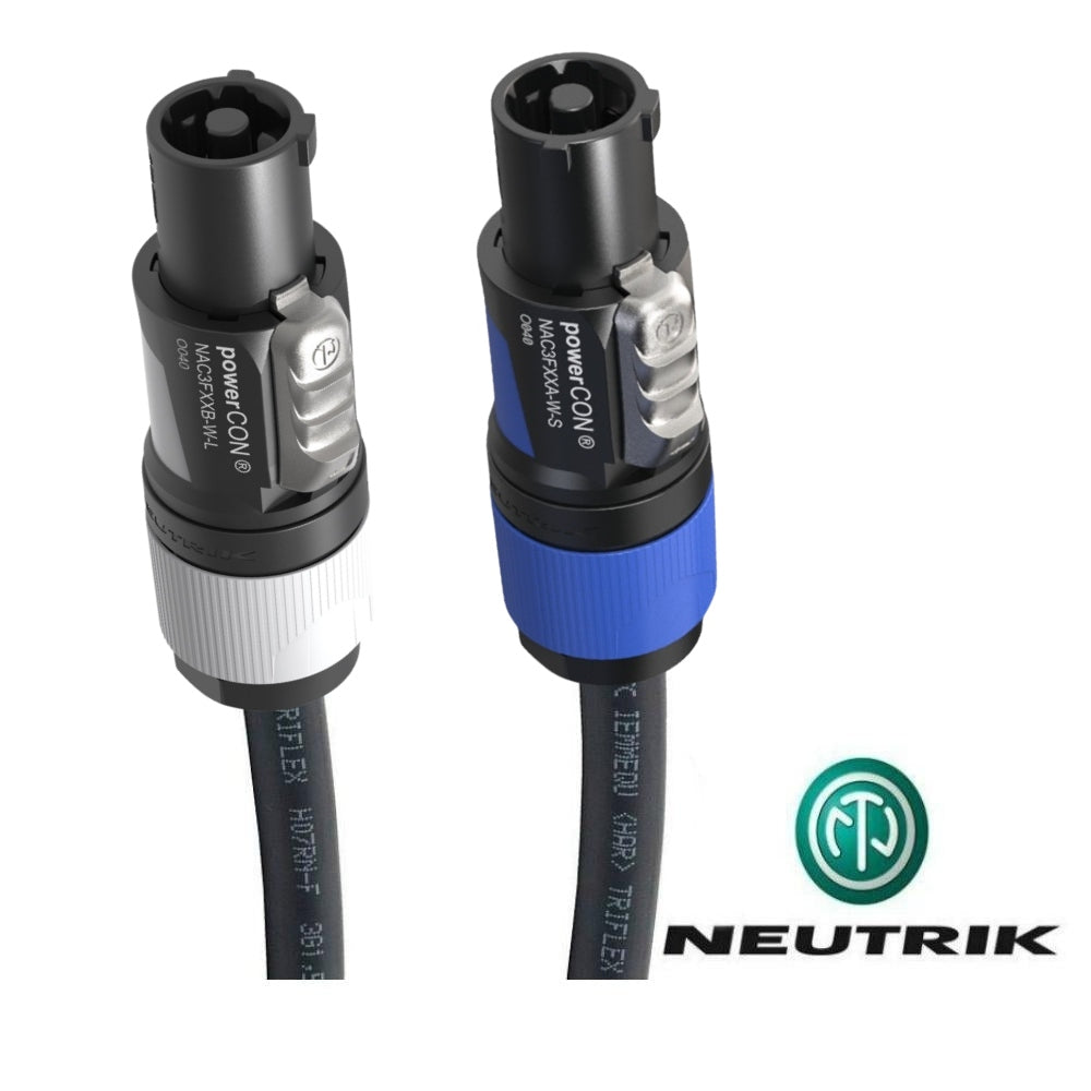 Tour Grade Neutrik PowerCON Link Lead-Power Leads-DJ Supplies Ltd