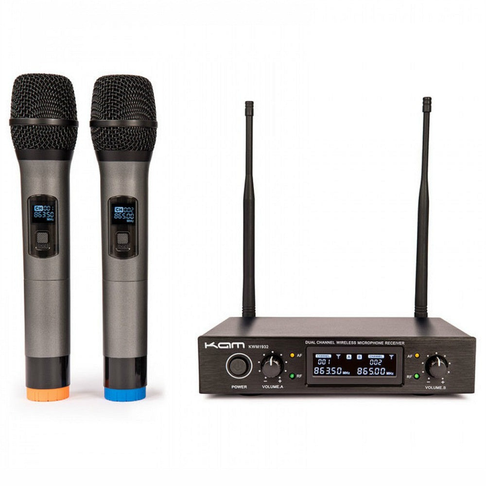 KAM KWM1932 Dual Hand Wireless Microphones