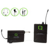 QWM1900BP UHF Headset & Lapel Wireless Microphone-Wireless Microphones-DJ Supplies Ltd