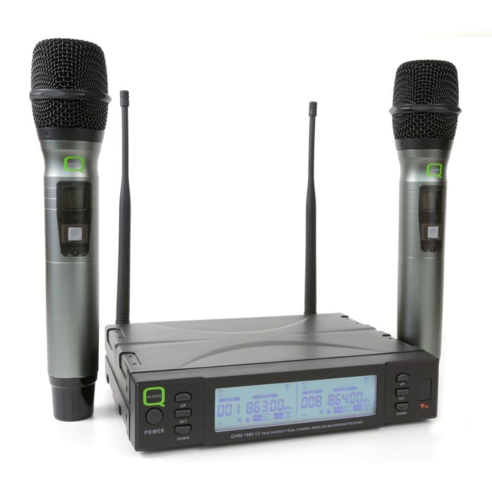 Q Audio QWM1960HH V2 Dual Wireless Microphones