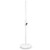 Gravity Cast Round Base White Speaker Stand GSSPWBSET1W-Speaker Stands-DJ Supplies Ltd