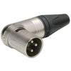 Neutrik XLR Male RA Connector NC3MRX-Connectors-DJ Supplies Ltd