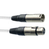 StageCore XLR to XLR Balanced Lead White-Signal Leads-DJ Supplies Ltd